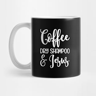 Coffee Dry Shampoo & Jesus Mug